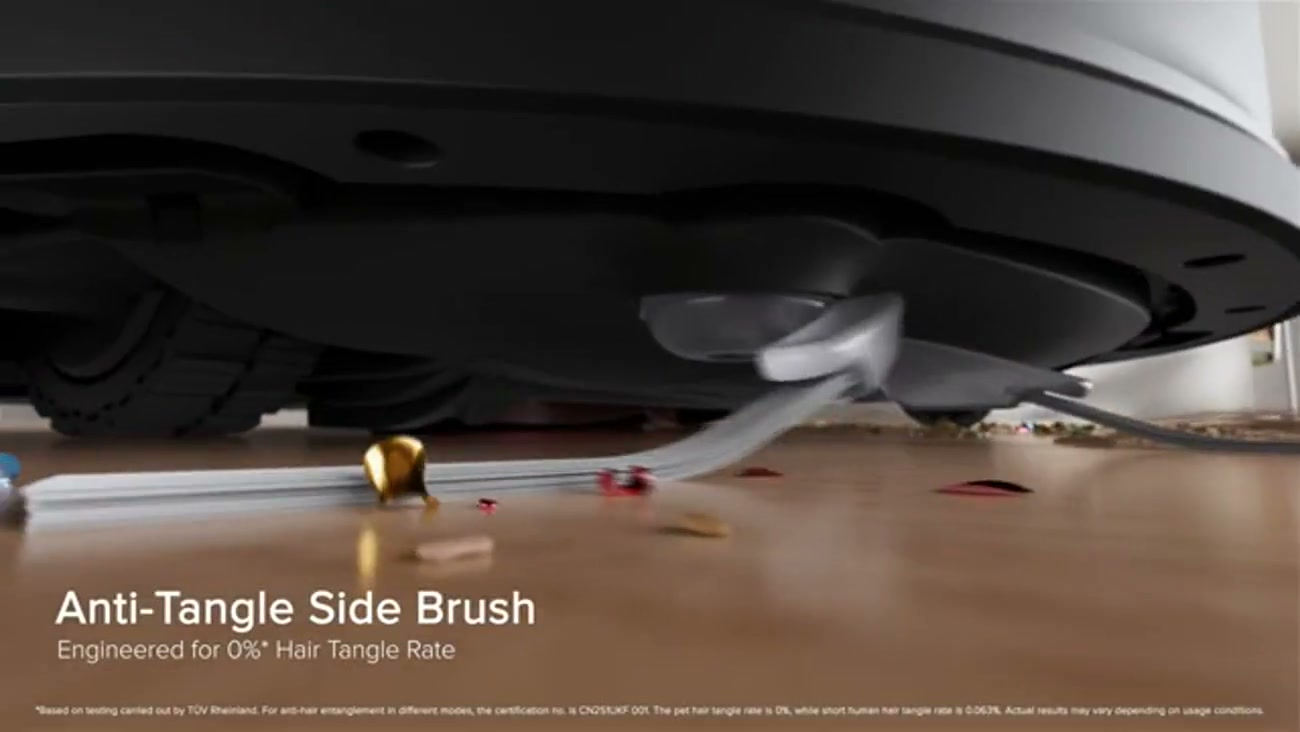 Roborock Q10 S5+ Robot Vacuum and Mop Combo with Auto-Empty Dock — JawScrapers comb main brush